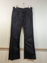 CITIZENS OF HUMANITY Hutton Mid-Rise Wide Leg Dark Wash Jean Size 27 EUC - £11.93 GBP