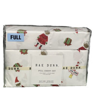 Rae Dunn Christmas Full Sheet Set African American Santa Mrs Claus Holiday - £35.96 GBP