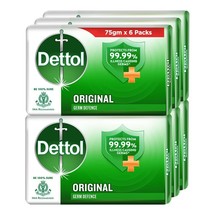 Dettol Original Soap 75g Pack of 6 - $28.46