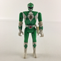 Power Rangers Auto Morphin Green Flip Head 5&quot; Action Figure Vintage 1993... - $16.78