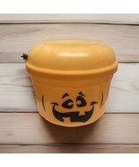 Vintage McDonald’s 1993 Happy Meal Halloween Orange Pumpkin Candy Bucket... - £7.53 GBP