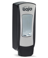 GOJO ADX-12 Manual Dispenser 1250mL Chrome/Black, Case of 6, MPN: 8888-06 - $225.60 CAD