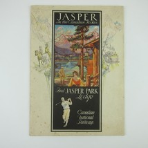 Canadian National Railways Tour Booklet Rockies &amp; Jasper Park Lodge Vintage 1932 - £40.20 GBP