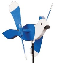 Blue Jay Wind Spinner Amish Handmade Whirlybird Weather Resistant Whirligig Usa - £67.92 GBP