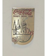 1990 - 116th Kentucky Derby/Coca-Cola Corporate Lapel Pin - MINT - £11.88 GBP