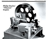The Home Shop Machinist July/ Aug. 1988 Philip Duclos&#39; “Whatzit” Engine - $11.69