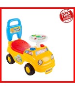Lil’ Rider Yellow Kids Push Car: Interactive Ride-On Walker with Lights ... - $935.95 MXN