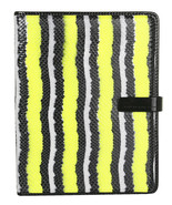 Marc Jacobs Wildcard Multi Neon Snake Leather Tablet iPad Folio Book Cas... - $73.76