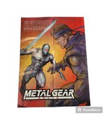 METAL GEAR SOLID Double Sided Promo Pullout Game Poster EGM 1998 Insert PS2 VTG