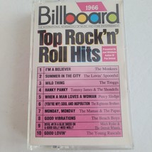 Billboard Top Rock &#39;n&#39; Roll Hits 1966 By Various Artists Music Cassette Vintage - £7.83 GBP