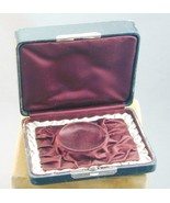 Super Fancy Leather Covered Silk Lined Wood Box For Pocket Watch - £98.36 GBP