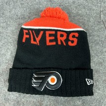 Philadelphia Flyers Mens Hat Black Orange Beanie NHL Hockey Ice Cap Sports Logo - $24.98