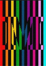 Pepita Needlepoint Canvas: Letter M Illusion, 7&quot; x 10&quot; - £43.94 GBP+