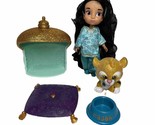 Disney Animators Collection Jasmine Rajah Mini Doll Playset - $20.36