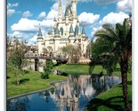 Cinderella Castello Walt Disney World Orlando Fl Unp Continental Cartoli... - $4.54