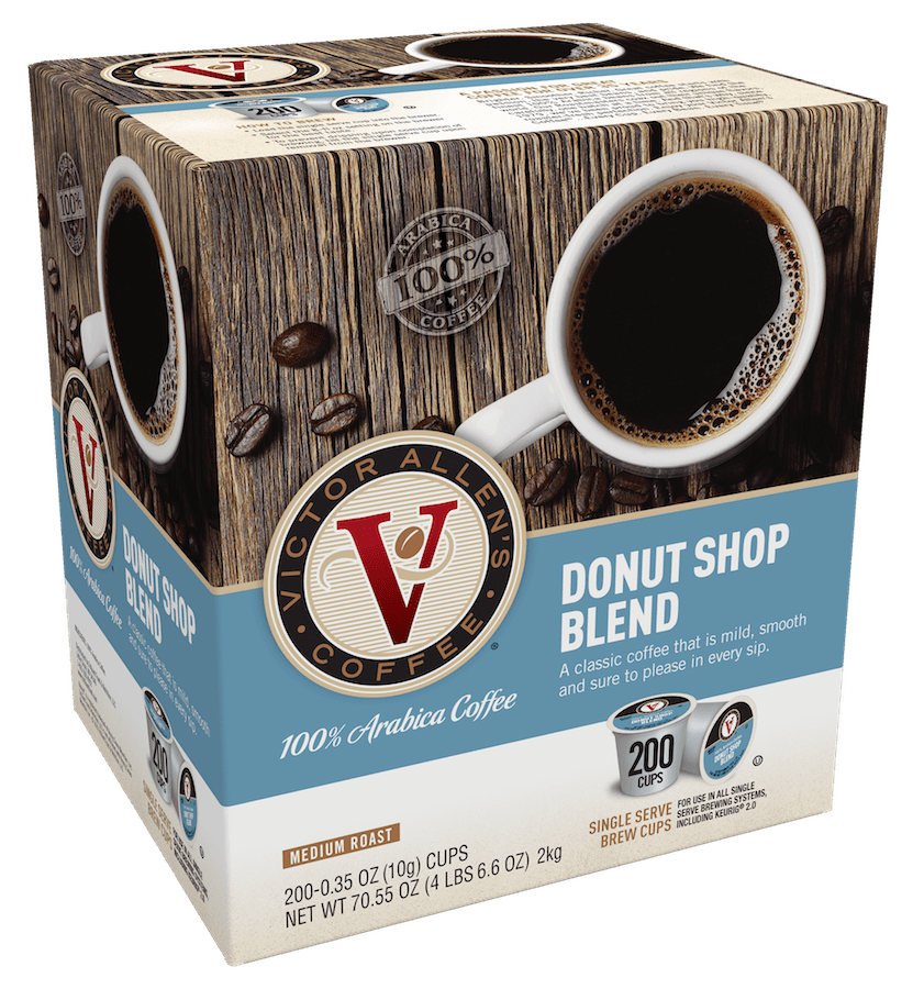 Victor Allen Donut Shop Coffee 12 to 200 Count Keurig K cup Pods FREE SH... - $13.74+