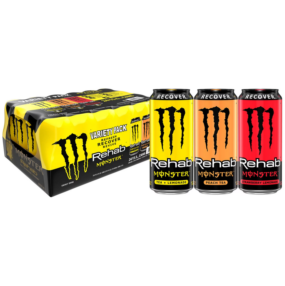 24 ct. 15.5 oz./count cansMonster Energy Rehab Variety Pack - $99.00