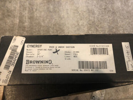 Browning Cynergy 12ga Shotgun 28&quot; Barrel EMPTY BOX Original Box Skeet - £34.95 GBP