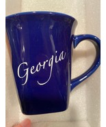 4.5&quot; Dark Blue GEORGIA Mug *Pre-Owned/Display/Clean* f2 - $20.50 CAD