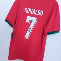 Cristiano Ronaldo Signed Autographed Portugal Soccer Red Jersey With COA - $530.00