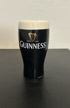 Guinness Pint Salt &amp; Pepper Shaker Authentic Yin Yang Set Ceramic 3 3/4” - $13.85