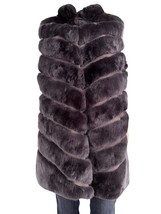 Brand Fan real fur and  leather vest, Size XL - $420.00