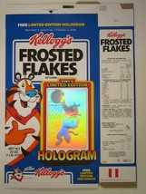 Unused 1990 MT Cereal Box KELLOGG&#39;S Frosted Flakes HOLOGRAM [Y156] - £11.99 GBP