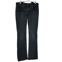 Merona Women&#39;s Denim Bootcut Jeans Size 8 Long Black - $20.30