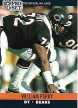Football Card- William Perry 1990 Pro Set #455 - £1.00 GBP