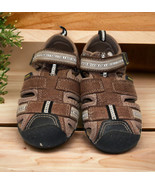 Pediped Grip-N-Go Piers Brown Sandals  Size Childrens US 5.5 Hook &amp; Loop... - $14.35