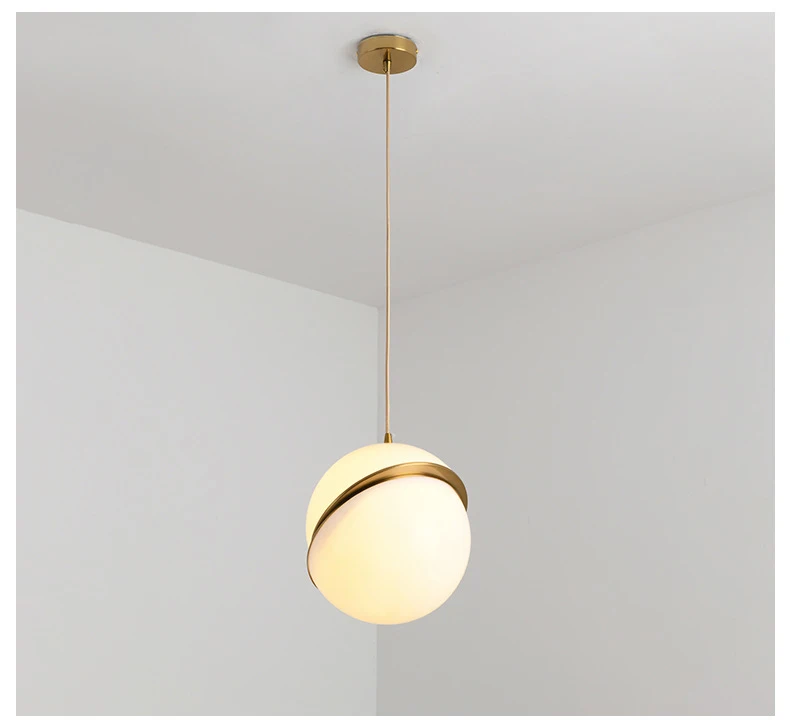   White Ball Bubble Led Pendant Lights Kitchen Living Room Chandelier Restaurant - $255.20