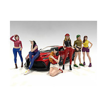 &quot;Girls Night Out&quot; 6 piece Figurine Set for 1/18 Scale Models by American Diorama - £61.93 GBP