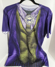 DC COMICS THE JOKER SUIT T SHIRT MENS M PURPLE GREEN WHITE SUBLIMATION B... - £8.87 GBP