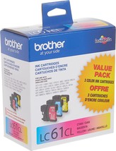 Genuine Brother Standard Yield Color -Ink -Cartridges, Lc613Pks,, Tricolor. - £31.26 GBP