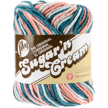 Lily Sugar&#39;n Cream Yarn - Ombres-Coral Seas - £9.62 GBP