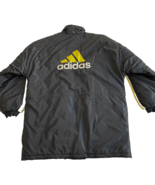 ADIDAS Vintage Nylon Jacket Retro Insulate Coat Shiny Silky Parka 80s Si... - $40.49