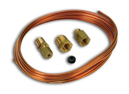 Autometer Mechanical Oil Pressure Gauge 1/8&quot; Copper Tubing 6&#39; Length Ins... - $19.87