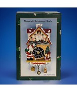 Vintage Musical Christmas Wall Clock Christmas Songs Every Hour ABC Item... - $69.21 CAD