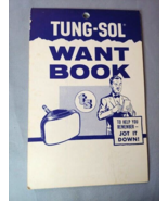 Tung Sol Lamps Electronics Vacuum Tubes Want Book 1950&#39;s Vintage notepad - £10.08 GBP