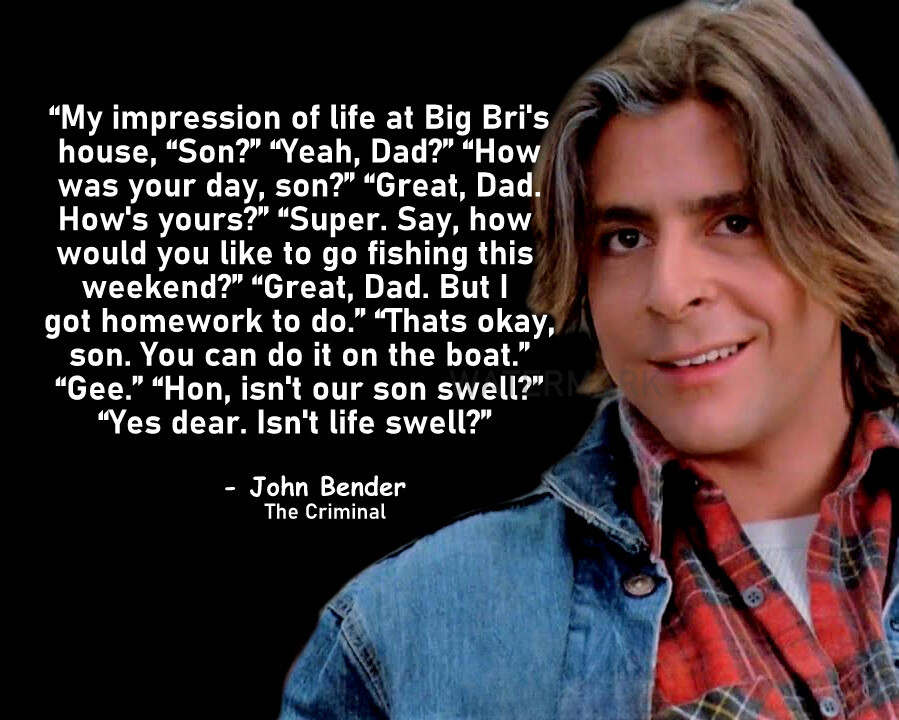 JOHN BENDER BREAKFAST CLUB QUOTE BIG BRIS HOUSE PUBLICITY PHOTO ALL SIZES - $4.95+