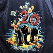 Walt Disney World 2010 Disneyland Shirt T-Shirt Men&#39;s Size M Blue 100% C... - $10.40