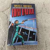 First Battle Science Fiction Paperback Book by Melisa C. Michaels Tor 1985 - £9.54 GBP