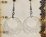 Floral Bloom Acrylic Drop Earrings - $12.00