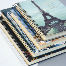 Hard Cover Spiral Journal School Notebook Lined Paper Writing Diary 300 ... - £19.10 GBP+