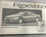 1989 GM Buick Reatta Operatori Owner Proprietari Manuale OEM - $50.23