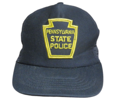 VTG 80s Pennsylvania State Police Trooper Mesh Trucker Snapback Hat USA - $20.73 CAD