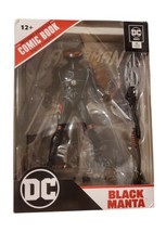 Black Manta McFarlane Toys DC Direct 7&quot; Action Figure with Aquaman Comic - £26.54 GBP