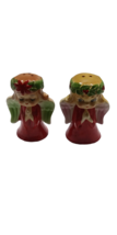 VINTAGE PRAYING CHRISTMAS ANGELS SALT AND PEPPER SHAKERS SET JAPAN - $15.22