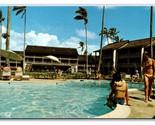 Islander Inn Hotel Poolside Kailua Kauai Hawaii HI UNP Chrome Postcard M18 - $4.90