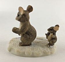 Charming Tails ‘Follow in my Footsteps’ Mice Mouse Figure Figurine Enesco - $24.70